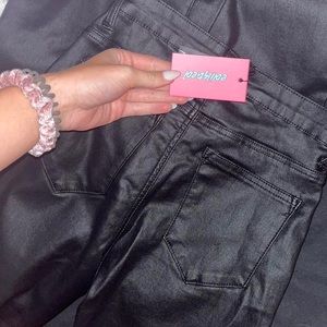 Edikted Leather Flares